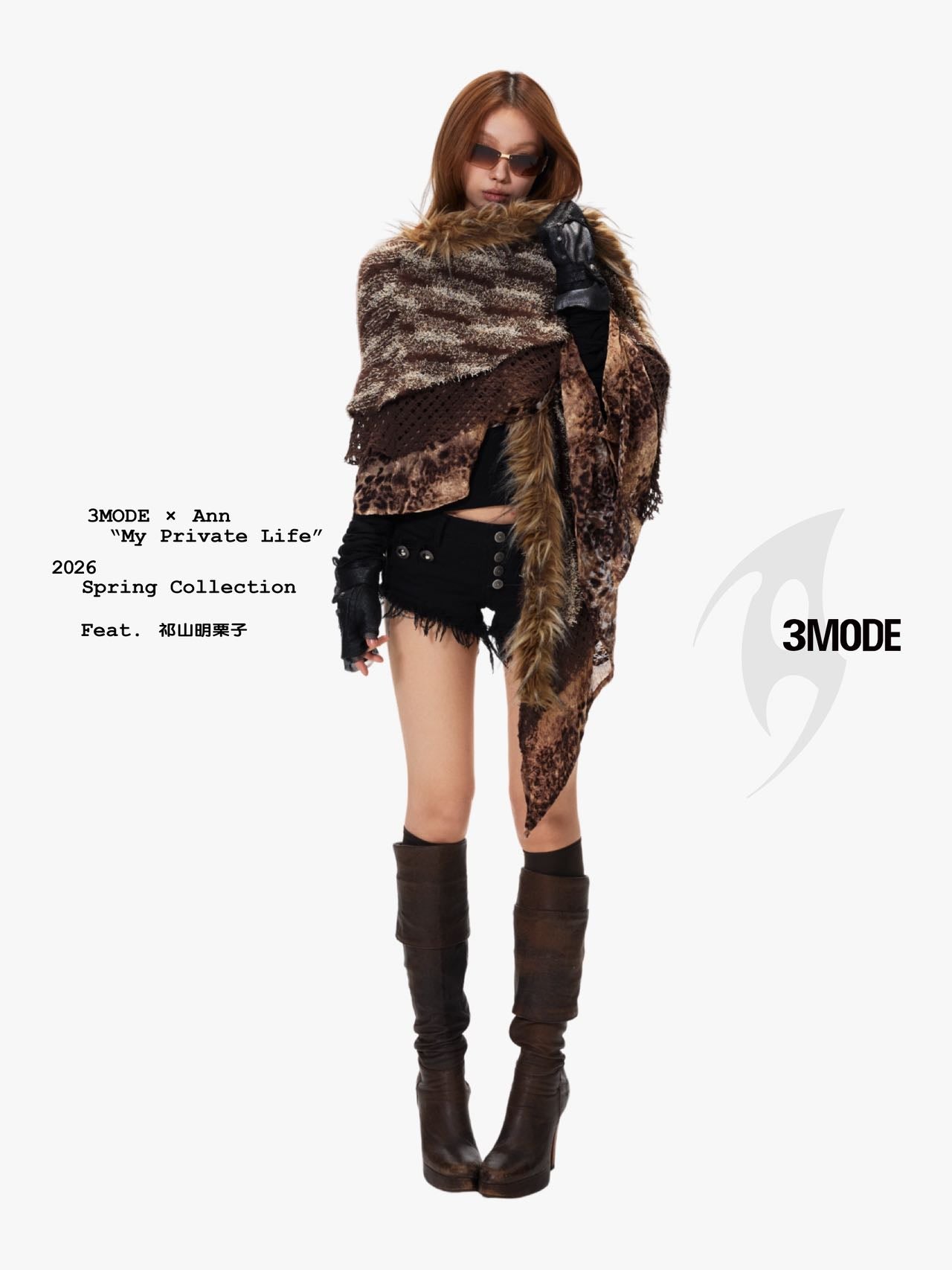 3mode 26ss Qishanminglizi Collaboration Edition - Shawl