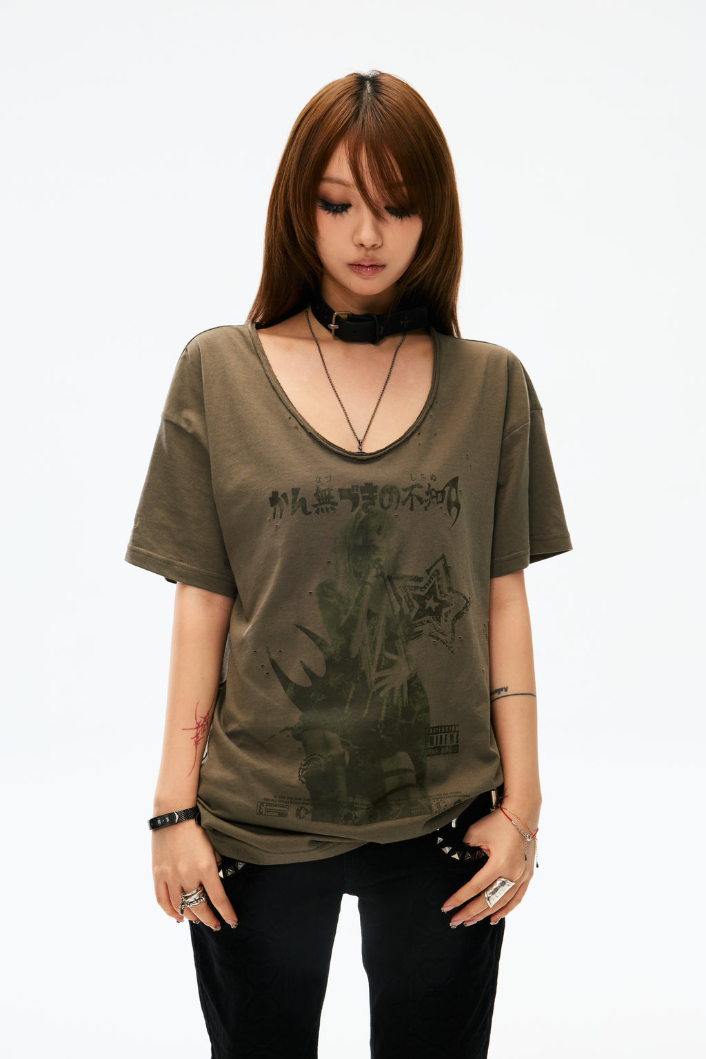 测试 Stripe Cotton Tee