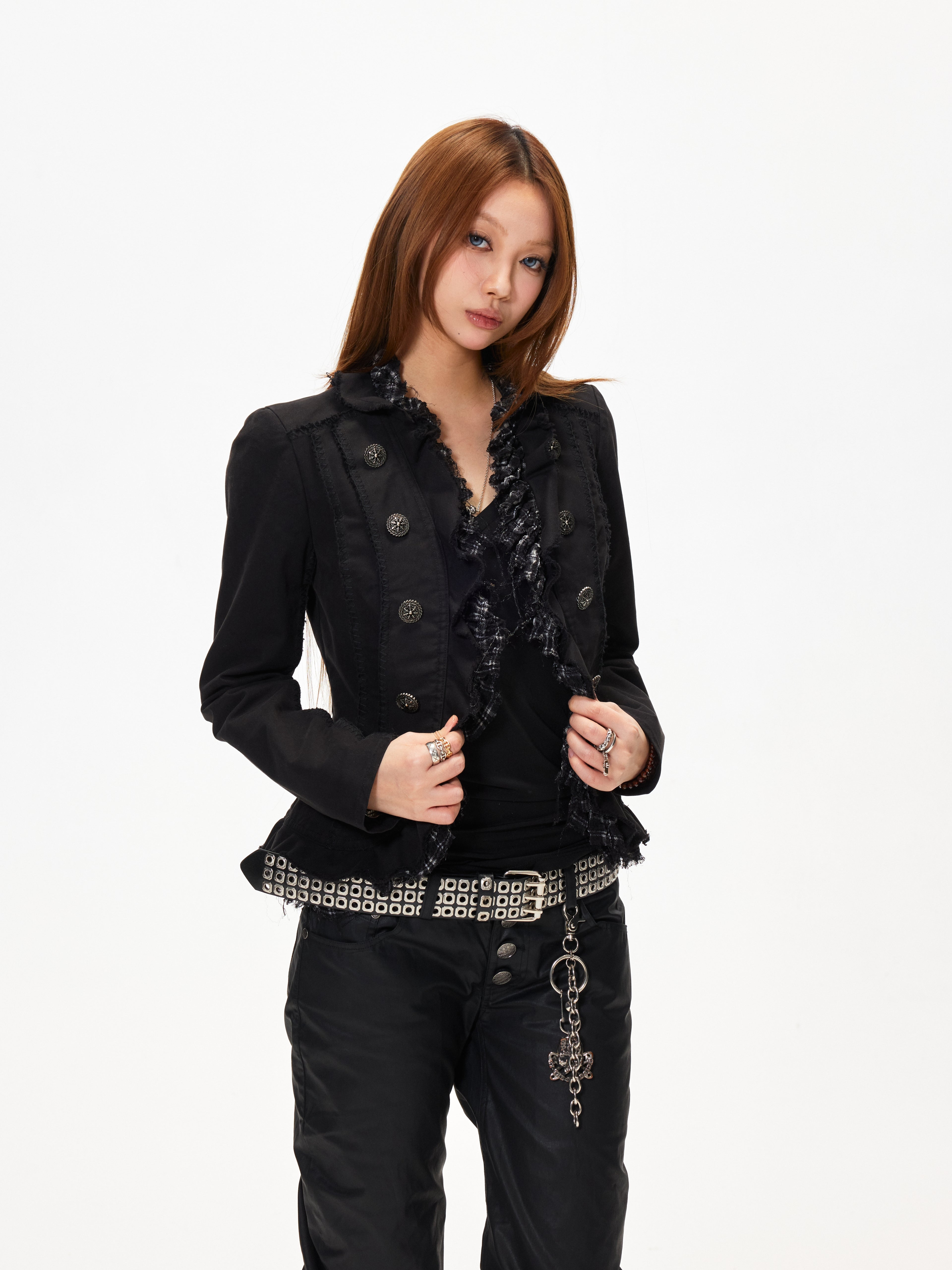 3mode 26ss Qishanminglizi Collaboration Edition - Napoleon Snap Jacket