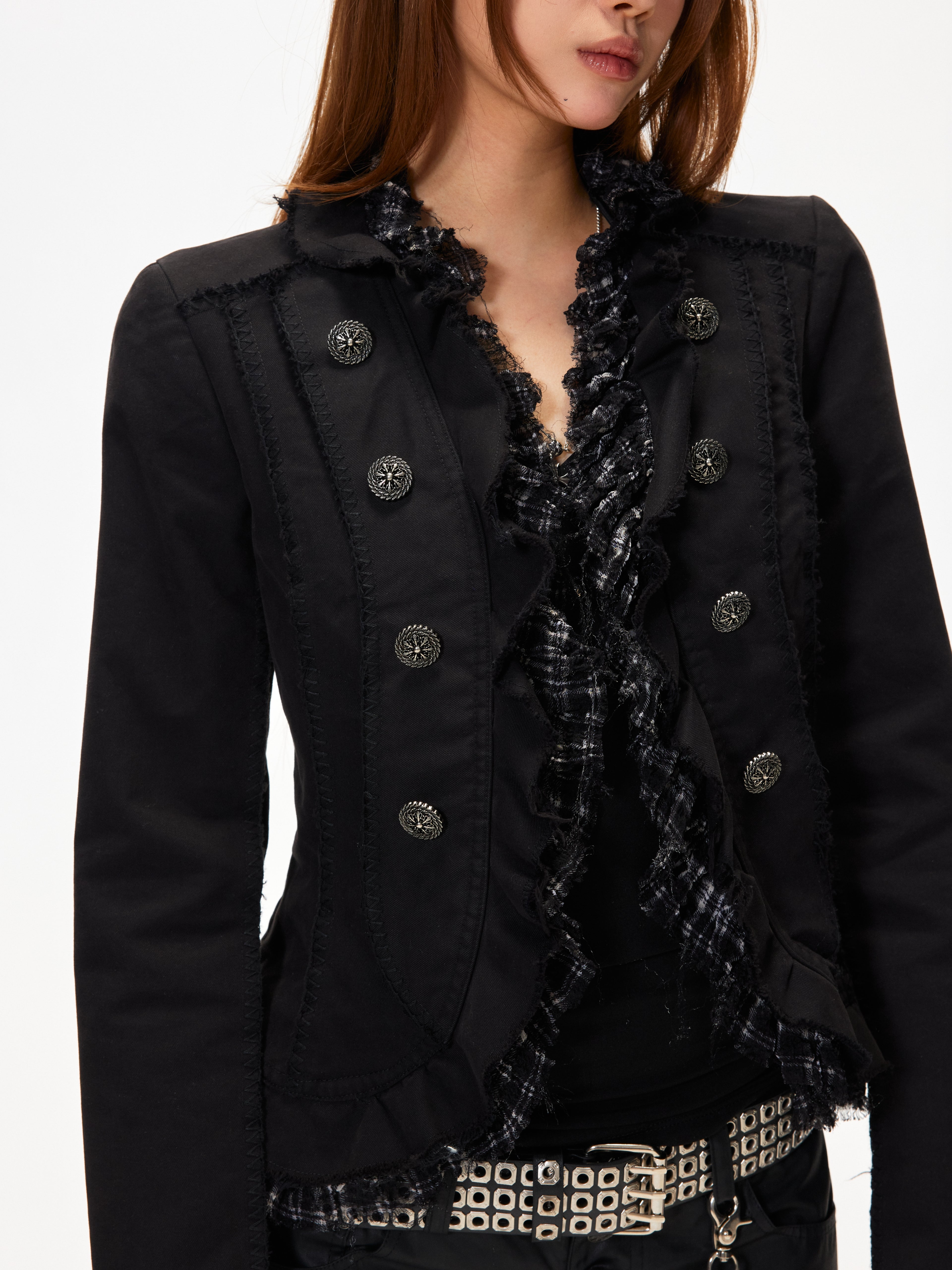 3mode 26ss Qishanminglizi Collaboration Edition - Napoleon Snap Jacket