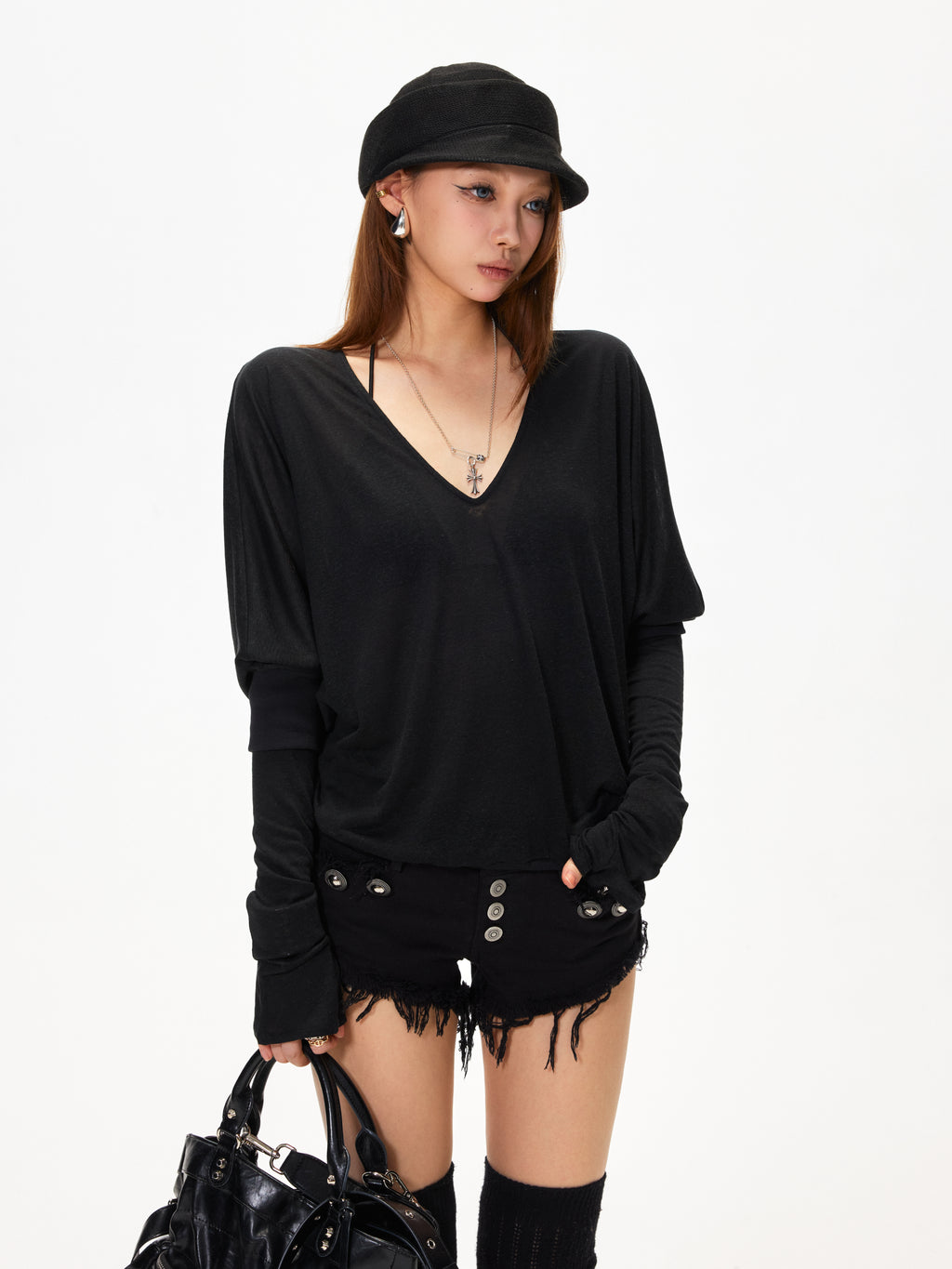 3mode 26ss Qishanminglizi Collaboration Edition - long-sleeve T-shirt