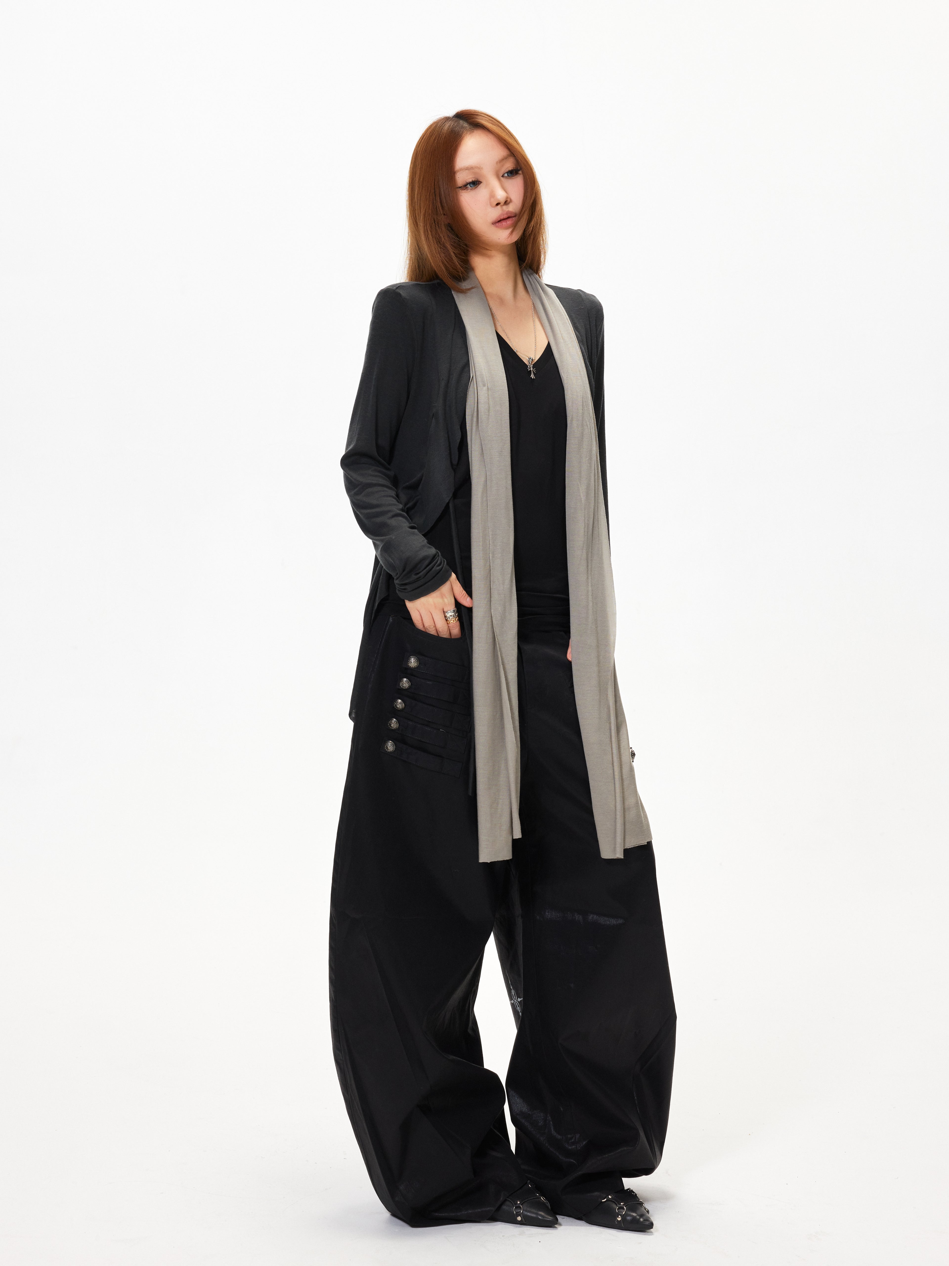 3mode 26ss Qishanminglizi Collaboration Edition - Spliced Cardigan