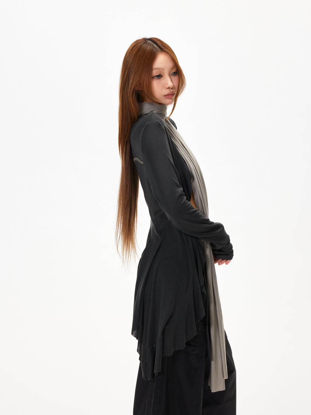 3mode 26ss Qishanminglizi Collaboration Edition - Spliced Cardigan