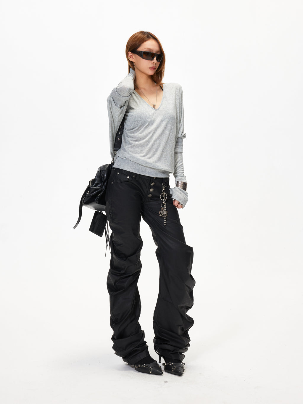 3mode 26ss Qishanminglizi Collaboration Edition - long-sleeve T-shirt