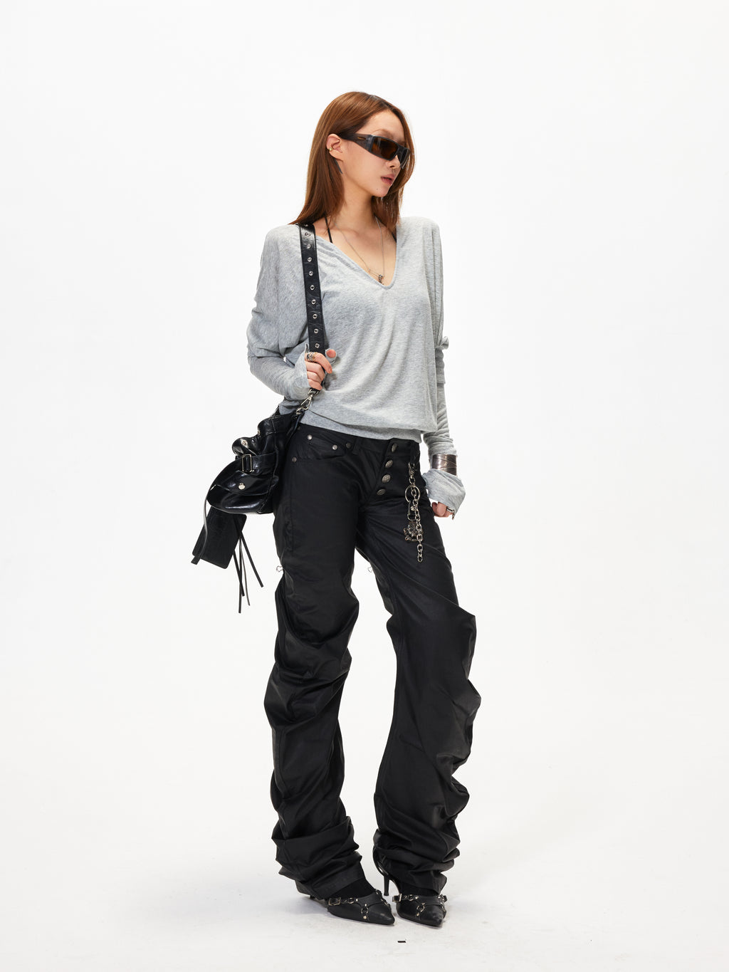 3mode 26ss Qishanminglizi Collaboration Edition - long-sleeve T-shirt