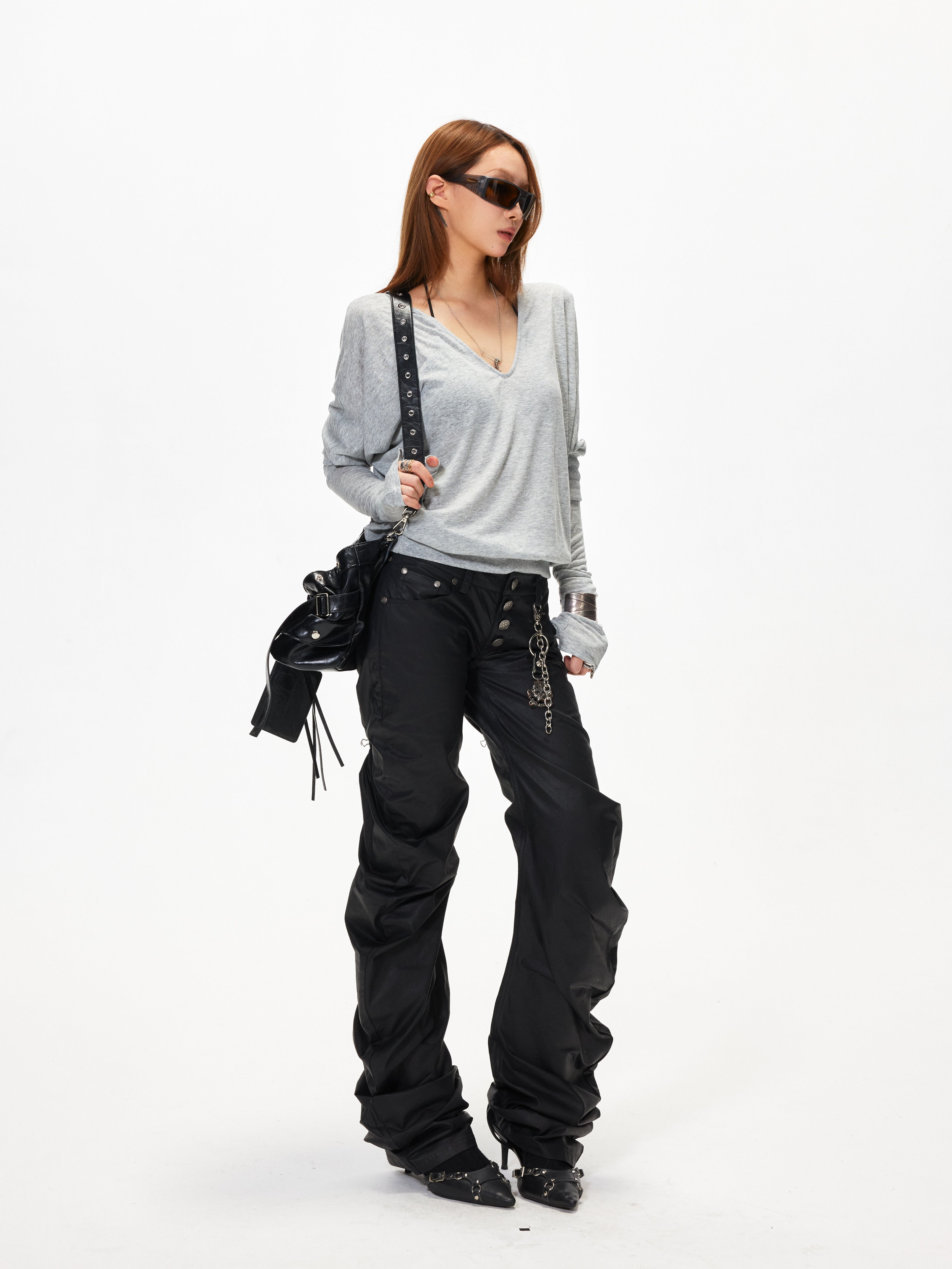 3mode 26ss Qishanminglizi Collaboration Edition - long-sleeve T-shirt