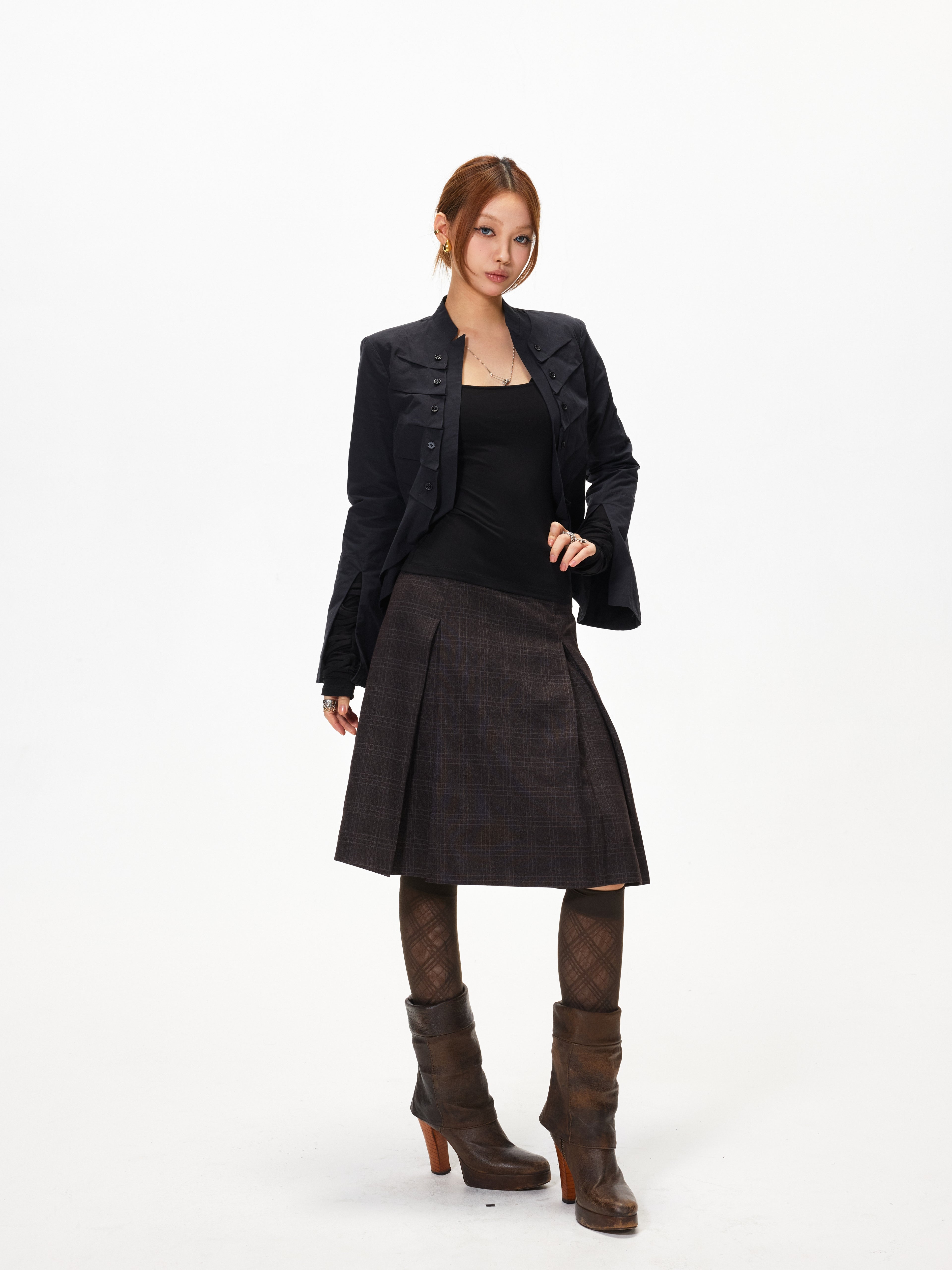 3mode 26ss Qishanminglizi Collaboration Edition - Cropped Blazer