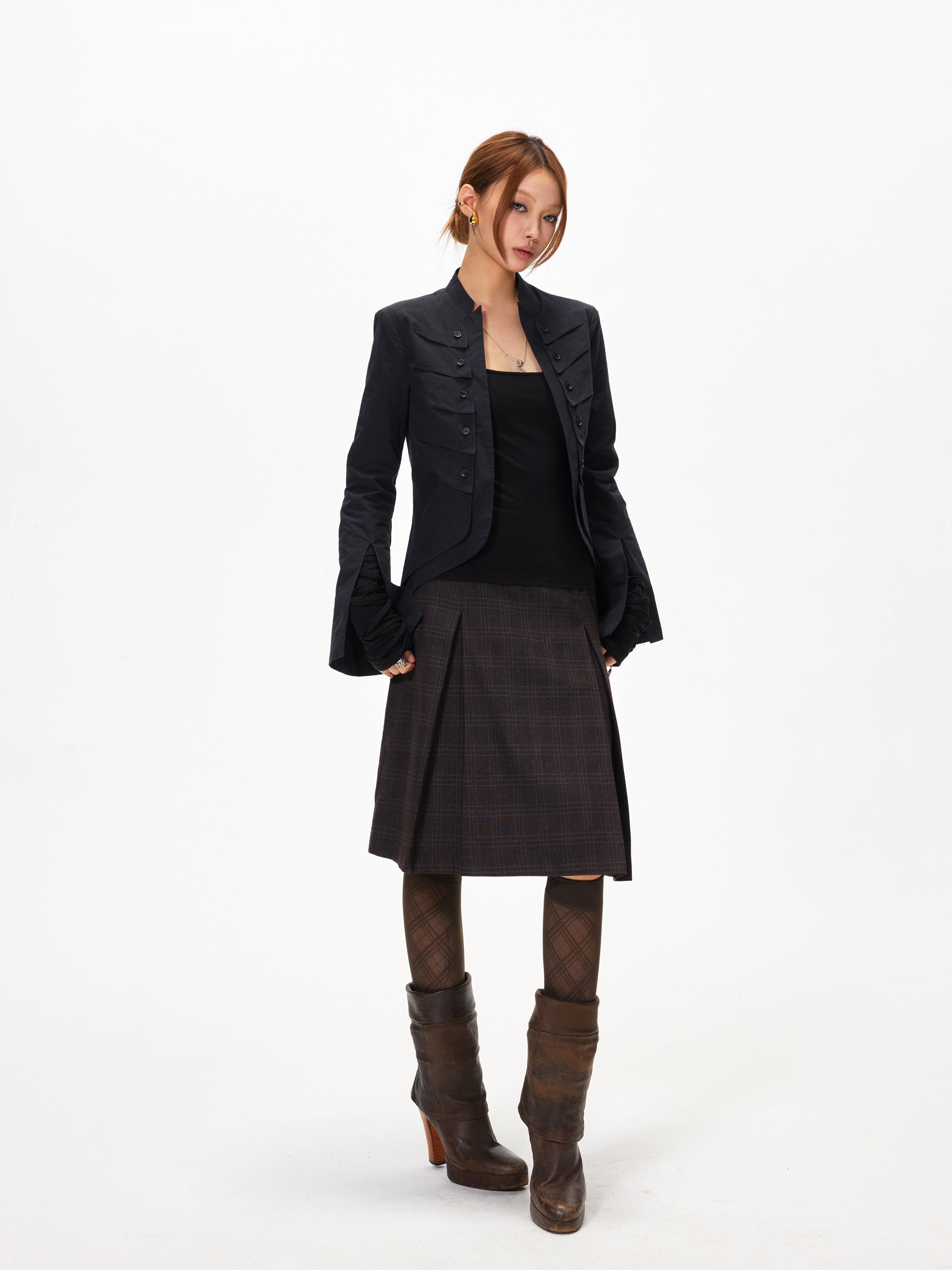 3mode 26ss Qishanminglizi Collaboration Edition - Cropped Blazer