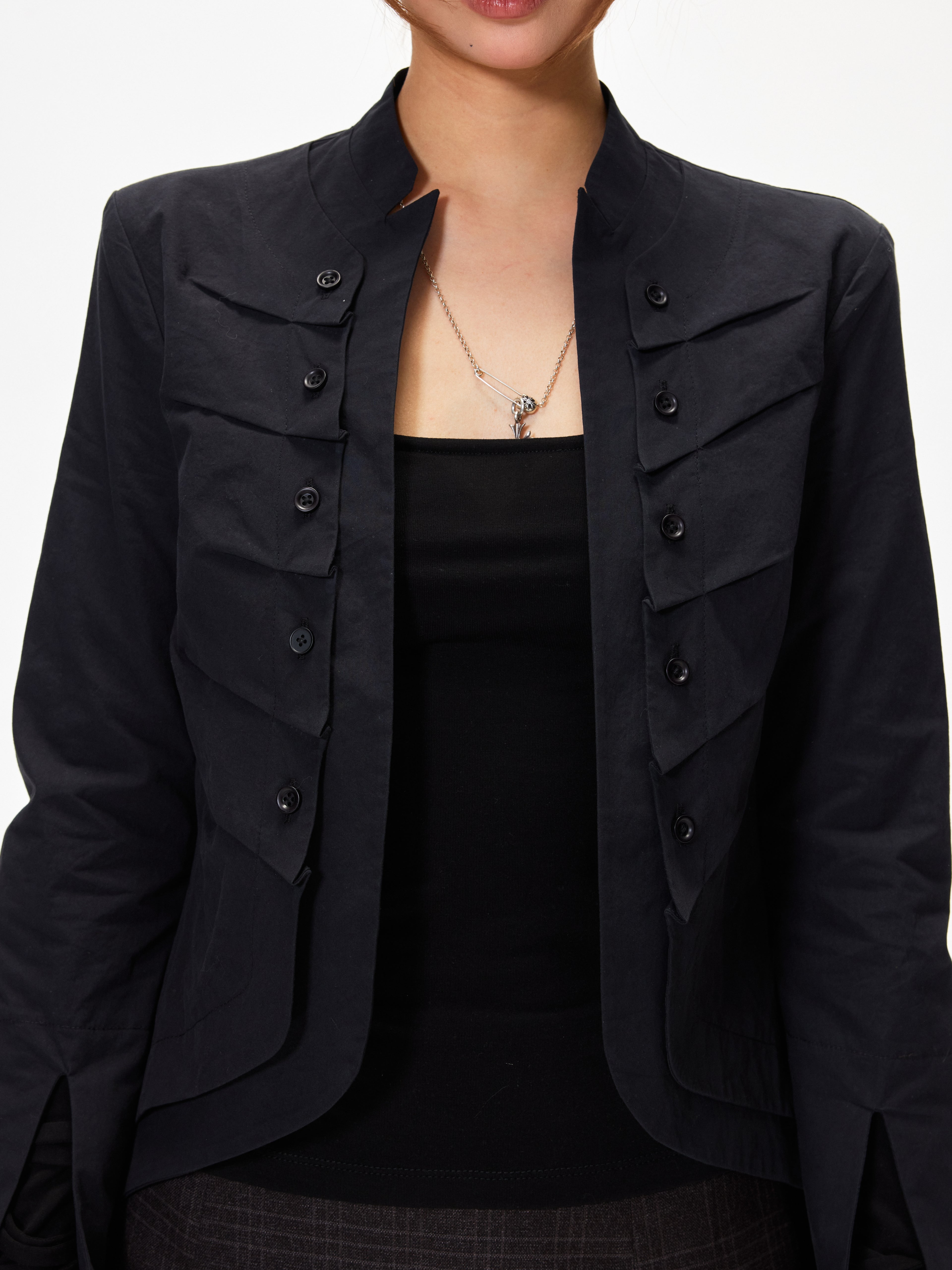 3mode 26ss Qishanminglizi Collaboration Edition - Cropped Blazer